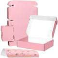 30 Pack 9x6x2 Pink Shipping Boxes for Packaging Small Business, Corrugated Cardboard Boxes for Shipping Packing Mailing by OUGEBOX