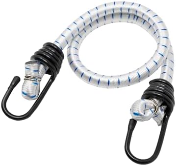 Kotap VBC-24WHT Heavy Duty Durable Multi-Use Bungee Cords with Hooks, 24-Inch, White (10-Pack) - Image 3