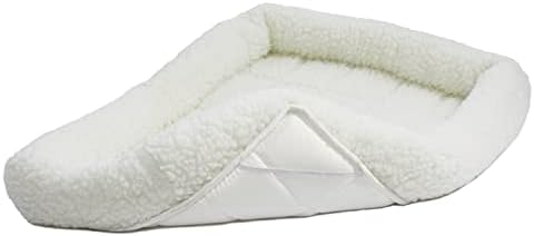 MidWest Homes for Pets QuietTime XXS Dog Bed – White Fleece Bolster, Ultra-Soft and Machine Washable, Fits 18-Inch Crates and Carriers, for Small Dogs and Cats (Pack of 2) - Image 5