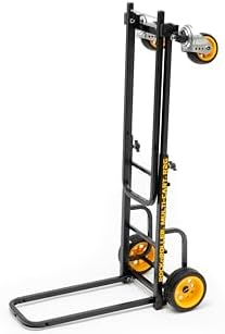 Rock-N-Roller R2G (Micro Ground Glider) 8-in-1 Folding Multi-Cart/Hand Truck/Dolly/Platform Cart/26" to 39" Telescoping Frame/350 lbs. Load Capacity, Black - Image 6