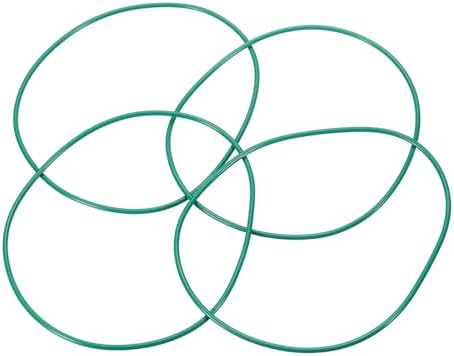 4pcs Fluorine Rubber O-Rings 120mm OD 115mm ID 2.5mm Width by Unknown