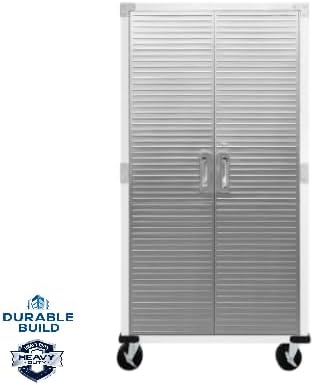 Heavy-Duty Commercial Storage Cabinet (36" W x 18" D x 72" H, White) - Image 3