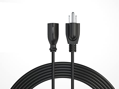 12Ft Power Extension Cord Cable Extender - 18AWG NEMA 5-15P to 5-15R Strip Liberator Charger Outlet Saver Extra Long 12FT - Image 5