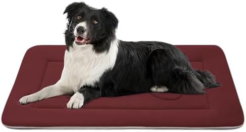 Medium Dog Bed Crate Mat 36 in Non-Slip Washable Soft Mattress Kennel Pads by JoicyCoDogBeds