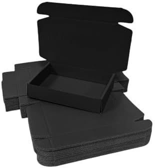 50 Pack 10.6x6.5x2 in Black Shipping Boxes - Image 3