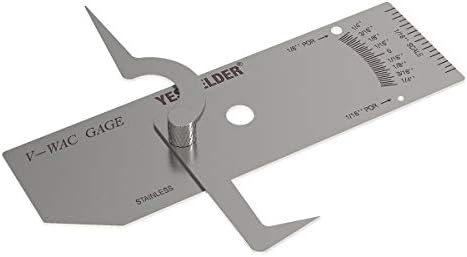YESWELDER V-WAC Single Weld Gage Inch Inspection Gauge - Image 3