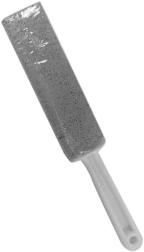 Generic 1Pc Natural Pumice Stone Toilets Brush Quick Cleaning Stone Cleaner With Long Handle For Toilets Sinks Bathtubs, Silver - Image 3