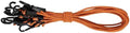 Kotap MABC-48 All- Purpose Adjustable Bungee Cords with Hooks, 48-Inch, Orange/Black, 10 Count by Kotap