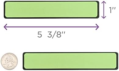 Carstens Adhesive Sticker Labels, 5 3/8” x 1”, Binder Labels for 1” Ring Binder Spines, Lime, Roll of 200 - Image 4