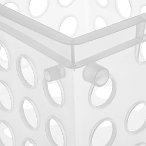 Sterilite Mini Crate, Multi-Purpose Plastic Storage Bin, Clear, 12 Pack - Image 4