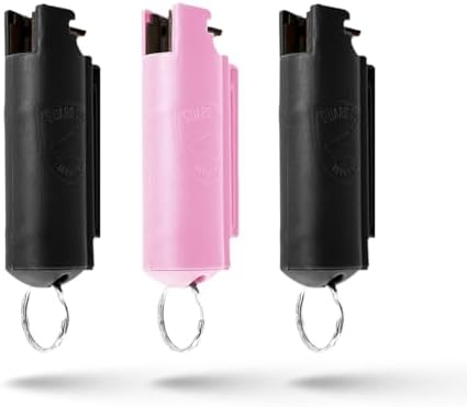 Guard Dog Security Quick Action Pepper Spray Self Defense Keychain, Maximum Strength 1.44 MC, OC Spray, 16-Foot Range, Twist-Lock Safety, Belt Clip for Easy Carry for Women and Men, Made in USA by GuardDogSecurity