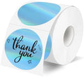 2" Circle Holographic Thermal Label Stickers Blue, Round Printable Rainbow Glitter Thermal Printer Sticker Labels for Gift Wrapping, Self-Adhesive Name Price Tag DIY Custom Logo Design by Unknown