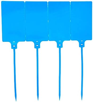 Plastic Seals Shipping Tags Logistics Use Big Sign Tie Large Label Tie, 255 mm Total Length, Package of 100 pcs (Blue) - Image 5