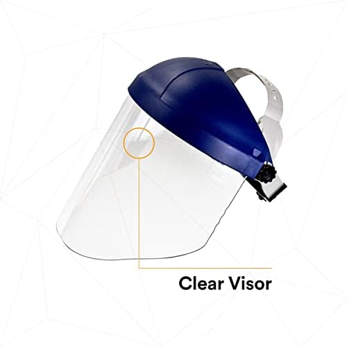 3M H8A Ratchet Headgear and Visor Combination Clear Faceshield, Complete Headgear and Face Shield Safety System - Image 6