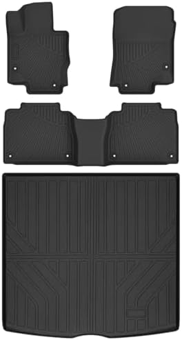 GLE350 Floor Mats - Fit for Mercedes Benz GLE 2020-2025 2026 (No for Coupe/AMG), All Weather Floor Mats & Cargo Liner for GLE350/GLE450 Accessories, Heavy Duty Waterproof by cartist