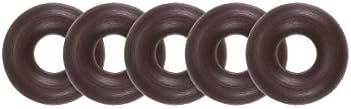 uxcell Fluorine Rubber O-Rings 10mm OD 4mm ID 3mm Width, Metric FKM Sealing Gasket, Pack of 5 by uxcell