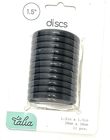 Talia Discbound Notebook - Discs (Charcoal, 1.5inch) by Talia
