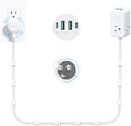 TROND Electrical Outlet Extender 360° Rotating Plug with 20W USB C, 6ft by TRONDOfficial