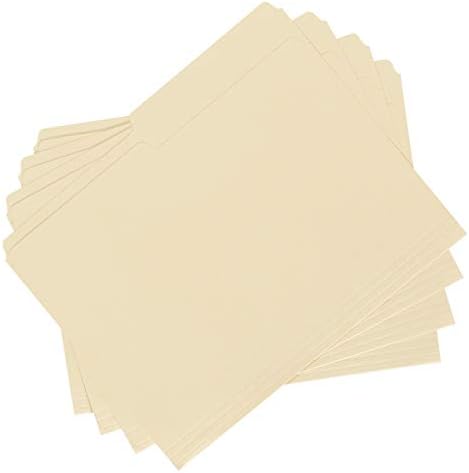 Amazon Basics Manila File Folders, Letter Size, 1/2 Tab in Left and Right Positions, 8.5" x 11", 36-Pack - Image 4