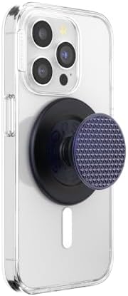 PopSockets Phone Grip for MagSafe, Magnetic Holder- Knurled Navy by PopSockets