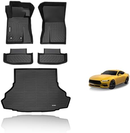 KELCSEECS Floor Mats for Ford Mustang 2015-2026 by KELCSEECS
