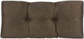 Klear Vu The Gripper Non-Slip Tufted Bench Cushion for Indoor Furniture, Assembled in USA, Entryway Storage, Bay Window, Corner Nook or Piano Seat, 30 Inches, Solid Chestnut by KlearVUHomeTextiles
