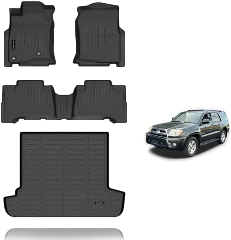 KELCSEECS Floor Mats for Toyota 4Runner 5 Seats 2003-2009 by KELCSEECS