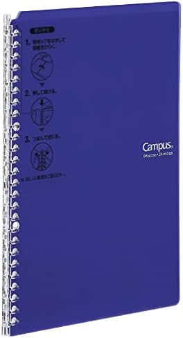 Kokuyo Smart Ring Binder, B5 Purple Binder Notebook, Up to 25 Filler Papers by KokuyoUS