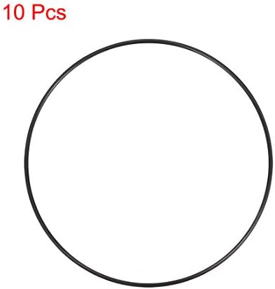 uxcell Nitrile Rubber O-Rings 150mm OD 143.8mm ID 3.1mm Width, Metric Sealing Gasket, Pack of 10 - Image 2