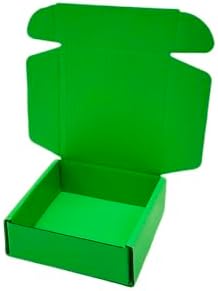 50 Pack 4.7x4.7x1.6 in Green Shipping Boxes - Image 4