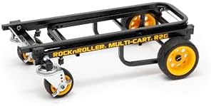 Rock-N-Roller R2G (Micro Ground Glider) 8-in-1 Folding Multi-Cart/Hand Truck/Dolly/Platform Cart/26" to 39" Telescoping Frame/350 lbs. Load Capacity, Black - Image 4