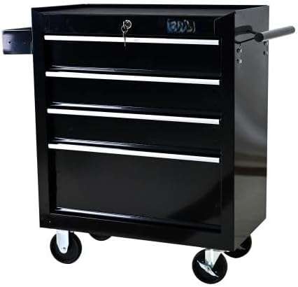 LuckyNote】Rolling Tool Chest, 4 Drawer Tool Box - Image 8