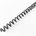 Binditek Plastic Spiral Binding Coils, 6 mm, 4:1 Pitch, Black, 100 Pack by Binditek