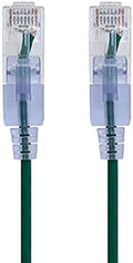 Monoprice Cat6A Ethernet Patch Cable - 1 Feet - Green (10 Pack) Snagless RJ45 550Mhz UTP Pure Bare Copper Wire 10G 30AWG - SlimRun Series by Monoprice