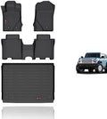KELCSEECS® Floor Mats & Cargo Liner for 2021 2022 2023 2024 2025 2026 Ford Bronco(Not Sport) 4 Door All Weather Car Mats Floor Liners Trunk Mat Cargo Mat Ford Bronco Floor Mats Accessories by KELCSEECS