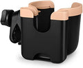 Accmor Stroller Cup Holder with Phone Holder, Bike Cup Holder, Universal Cup Holder for Uppababy Nuna Doona Strollers, 2-in-1 Cup Holder for Walker, Wheelchair, Scooter by Accmor