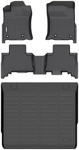 Floor Mats & Cargo Liner for Toyota 4Runner 2013-2024 5 Passenger by GINOWY