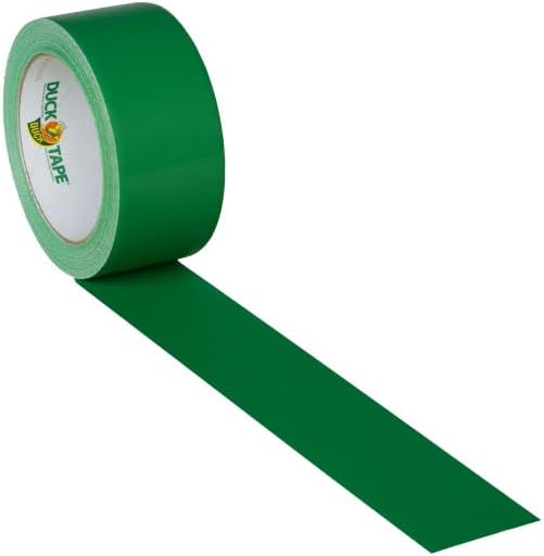 Duck Brand 1304968 Color Duct Tape, Green, 1.88 Inches x 20 Yards Each Roll, 3 Rolls - Image 3