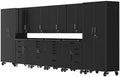 10-Piece Garage Storage Cabinets System Heavy Duty Workshop Set by FLIXELIO