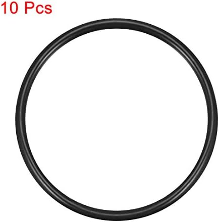 uxcell Nitrile Rubber O-Rings 57mm OD 50mm ID 3.5mm Width, Metric Nitrile Rubber Sealing Gasket for Automotive Machine Plumbing, Pack of 10 - Image 2