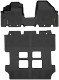 G-PLUS TPE Floor Mats 2PCS Fit Honda Odyssey 2011-2017 by G-PLUS