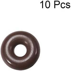 uxcell Fluorine Rubber O-Rings 10mm OD 3mm ID 3.5mm Width, Metric FKM Sealing Gasket, Pack of 10 - Image 2