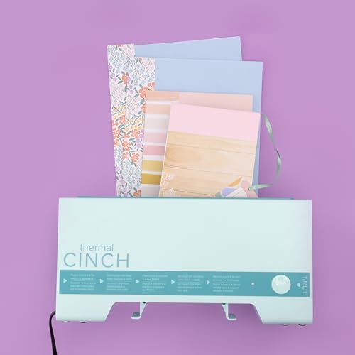 We R Memory Keepers Thermal Cinch Binding Machine Mint 12 Inch, Includes Thermal Book Binding Machine, Book Spines, and Clips, Create DIY Journals, Notebooks, Scrapbooks, Photo Books, and Documents - Image 2