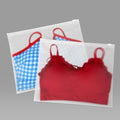 10x8 Inch Frosted Zipper Bags Swimsuit Organizer Bags No Vent Holes 25Pcs by Motomy