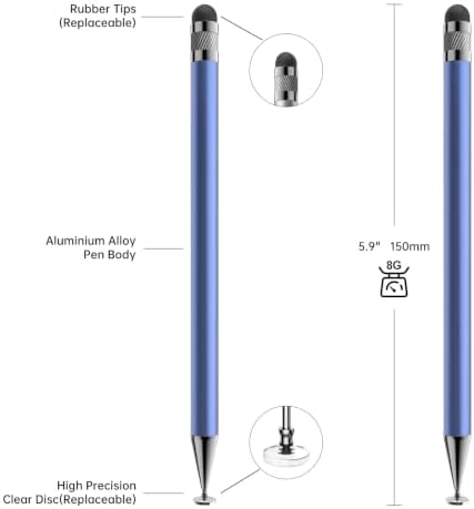 Bopomofo Stylus(5 Pcs),2-in-1 Stylus Pen for Touchscreen,Capacitive Stylus - Image 2