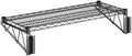 14" x 36" Wire Black Epoxy Wall Mount Shelf, Commercial Fixed Wall Mount Rack, NSF, Metal Floating Shelving for Kitchen, Stock Rooms, Home and Hotel by Zedfire