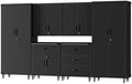 6-Piece Garage Storage Cabinets System Heavy Duty Workshop Set by FLIXELIO