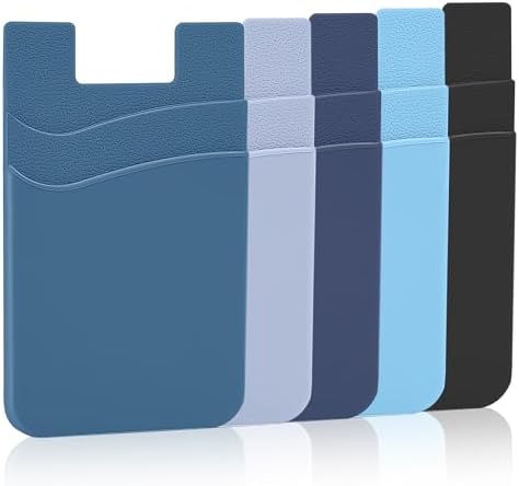 Senose Cell Phone Wallet, Silicone Sticky Credit Card Holder for Phone Case by Senose