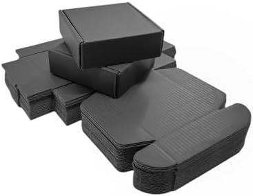 50 Pack 5.5x5.1x2 in Black Shipping Boxes - Image 4