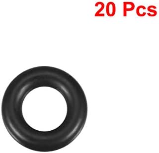 uxcell Nitrile Rubber O-Rings 19mm OD 12mm ID 3.5mm Width, Metric Sealing Gasket for Automotive Machine Plumbing, Pack of 20 - Image 2